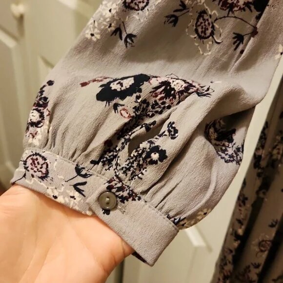 ASTR floral long sleeve midi dress - M - Picture 7 of 10